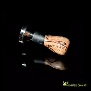 Tamper, Exklusiv von Emmerich Art 6 Hochwertiger Barista Tamper mit edlem Holzgriff und glänzender Metallbasis – handgefertigt von Emmerich Art.